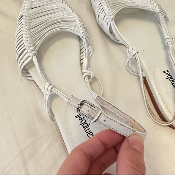 Jeffrey Campbell White Leather Myron Pointed toe flats - Picture 5 of 10